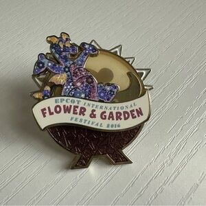 Disney Parks Figment Flower and Garden 2016 Pin